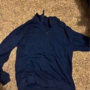Lululemon French terry oversized half zip